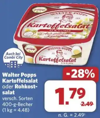 Combi Walter Popps Kartoffelsalat oder Rohkostsalat Angebot