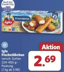 Combi Iglo Fischstäbchen Angebot