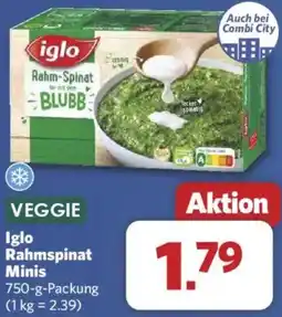 Combi Iglo Rahmspinat Minis Angebot