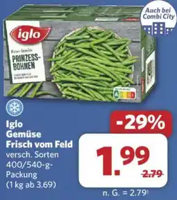 Combi Iglo Gemüse Frisch vom Feld Angebot