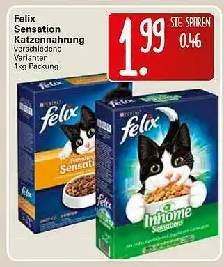 WEZ Felix Sensation Katzennahrung Angebot