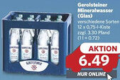 Combi Gerolsteiner Mineralwasser (Glas) Angebot