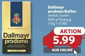 Combi Dallmayr prodomo Kaffee Angebot