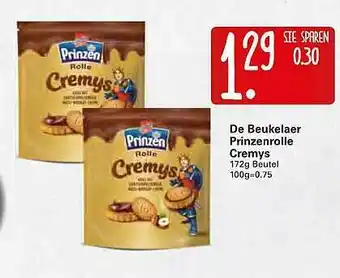 WEZ De Beukelaer Prinzenrolle Cremys Angebot