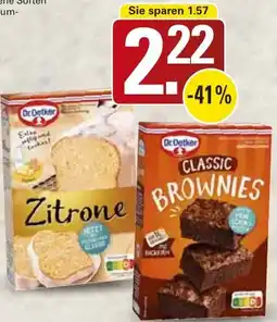 WEZ Dr. Oetker Backmischungen Angebot