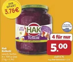 Combi Hak Rotkohl Angebot