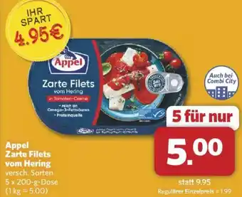 Combi Appel Zarte Filets vom Hering Angebot