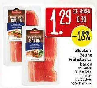 WEZ Glocken-beune Frühstücksbacon Angebot