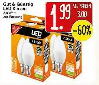 WEZ Gut & Günstig Led Kerzen Angebot