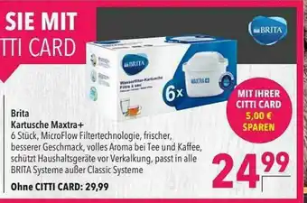 CITTI Markt Brita Kartusche Maxtra+ Angebot