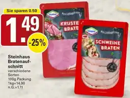 WEZ Steinhaus Bratenaufschnitt Angebot