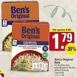 WEZ Ben's Original Reis Angebot