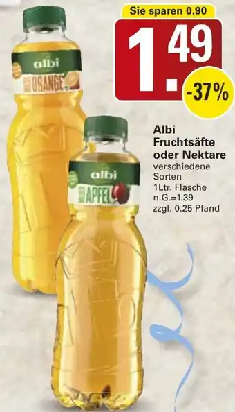 WEZ Albi Fruchtsäfte oder Nektare Angebot