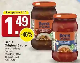 WEZ Ben's Original Sauce Angebot