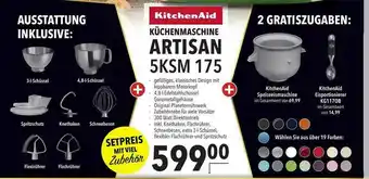 CITTI Markt Kitchenaid Küchenmaschine Artisan K5sm175 Angebot