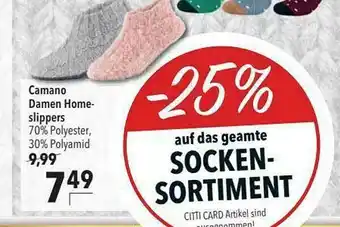 CITTI Markt Camano Damen Homeslippers Angebot