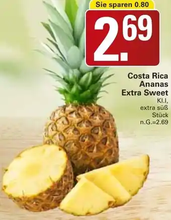 WEZ Costa Rica Ananas Extra Sweet Angebot