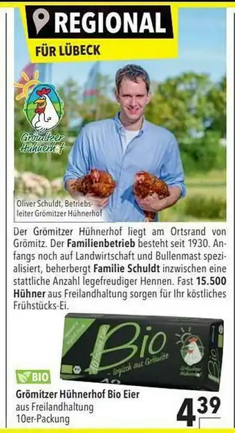 CITTI Markt Grömitzer Hühnerhof Bio Eier Angebot