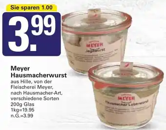 WEZ Meyer Hausmacherwurst Angebot