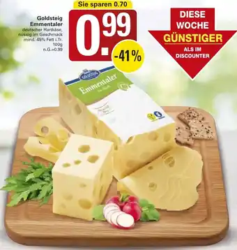 WEZ Goldsteig Emmentaler Angebot