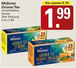 WEZ Meẞmer Grüner Tee Angebot