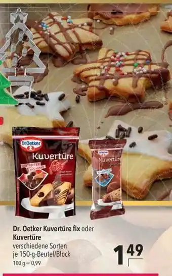 CITTI Markt Dr Oetker Kuvertüre Fix Oder Kuvertüre Angebot