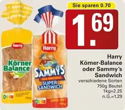 WEZ Harry Körner-Balance oder Sammy's Sandwich Angebot