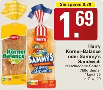 WEZ Harry Körner-Balance oder Sammy's Sandwich Angebot