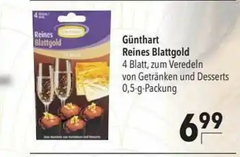 CITTI Markt Günthart Reines Blattgold Angebot