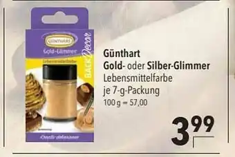 CITTI Markt Günthart Gold- Oder Silber-glimmer Angebot