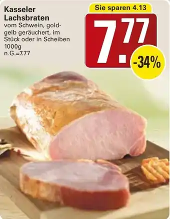 WEZ Kasseler Lachsbraten Angebot