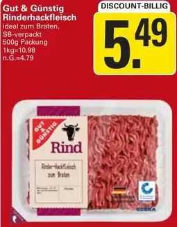 WEZ Gut & Günstig Rinderhackfleisch Angebot