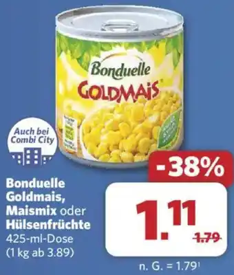 Combi Bonduelle Goldmais, Maismix oder Hülsenfrüchte Angebot