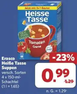 Combi Erasco Heiße Tasse Suppen Angebot