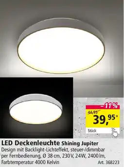 Holz Possling LED Deckenleuchte Shining Jupiter Angebot