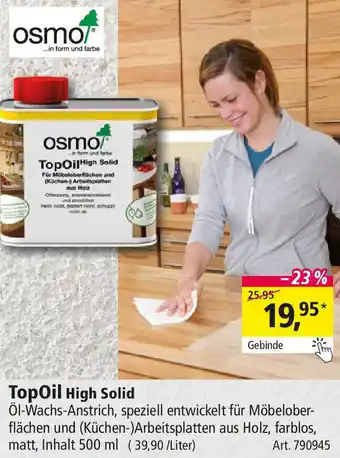 Holz Possling Osmo TopOil High Solid Angebot