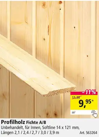 Holz Possling Profilholz Fichte A/B Angebot