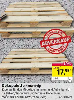 Holz Possling Dekopalette neuwertig Angebot