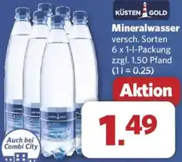 Combi KÜSTEN GOLD Mineralwasser Angebot