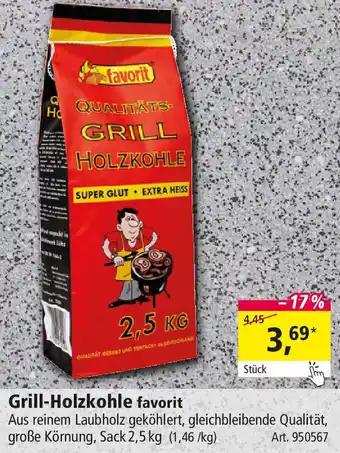 Holz Possling Favorit Grill-Holzkohle Angebot