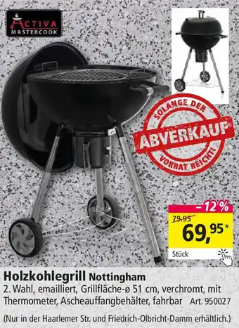 Holz Possling ACTIVA MASTERCOOK Holzkohlegrill Nottingham Angebot