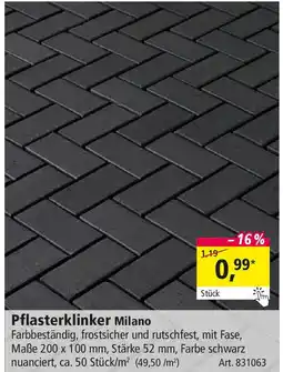 Holz Possling Pflasterklinker Milano Angebot