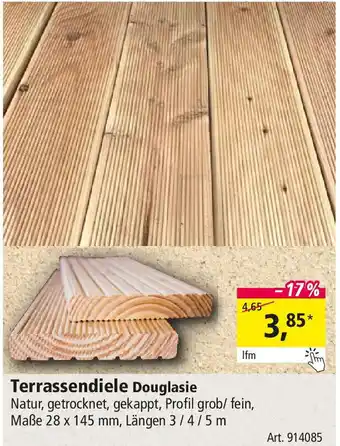 Holz Possling Terrassendiele Douglasie Angebot