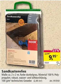 Holz Possling Sandkastenvlies Angebot