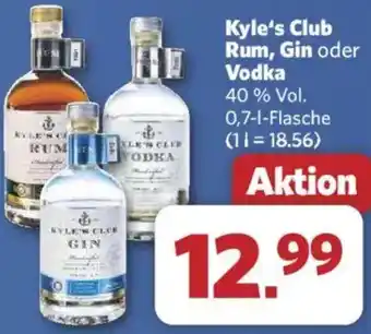 Combi Kyle's Club Rum, Gin oder Vodka Angebot