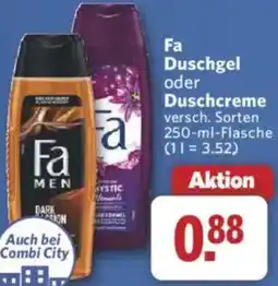 Combi Fa Duschgel oder Duschcreme Angebot