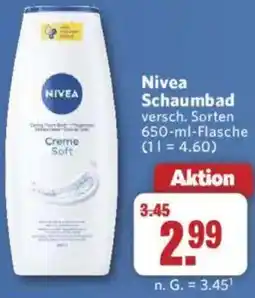 Combi Nivea Schaumbad Angebot