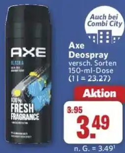 Combi Axe Deospray Angebot