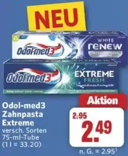 Combi Odol-med3 Zahnpasta Extreme Angebot