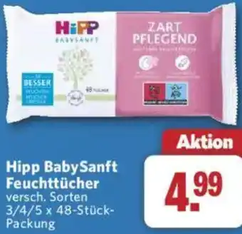 Combi Hipp Baby Sanft Feuchttücher Angebot